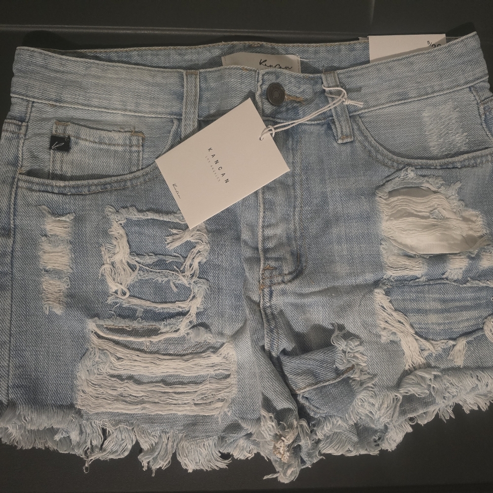 KanCan destroyed shorts